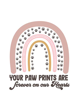 Dog Pet Memorial Rainbow