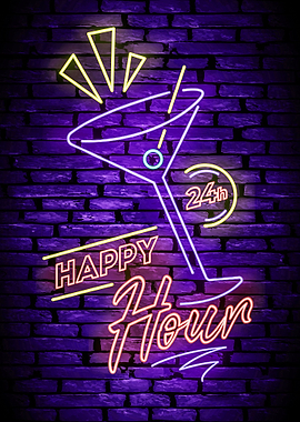 Cocktail Happy Hour Bar