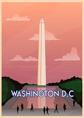 Washington DC poster