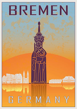 BREMEN VINTAGE POSTER