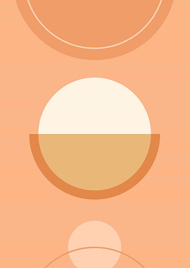 Mid century geometric art