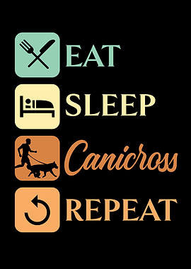 Eat Sleep Canicross Repeat