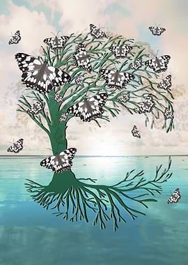Tree of life butterflies