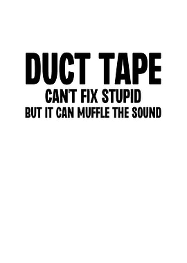 Duct Tape Cant Fix Stupid