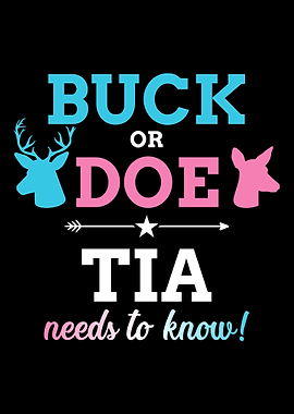 Gender reveal buck or doe