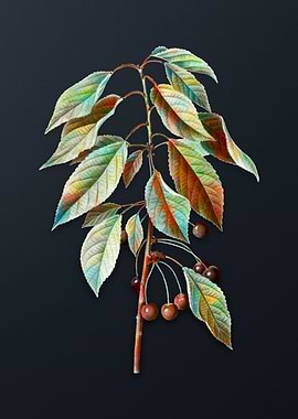 Vintage Wild Cherry Flower