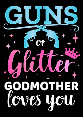 Gender reveal guns or glit