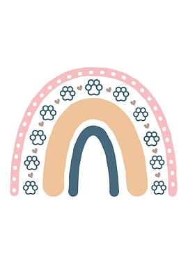 Dog Owner Boho Rainbow