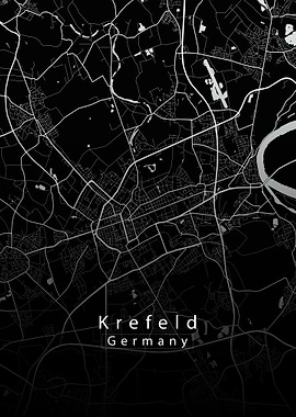Krefeld City Map