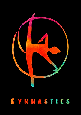 Gymnastics Girl Colorful