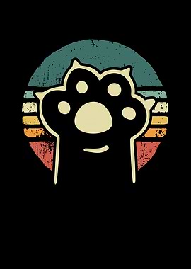 Cat paw vintage