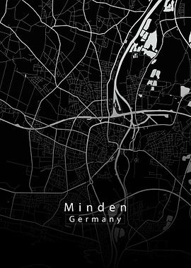 Minden City Map