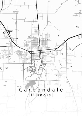 Carbondale City Map
