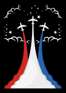 USA 4th of July Aviation