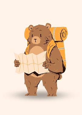 Camping Bear