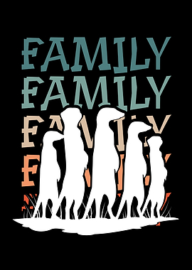 Meerkats family