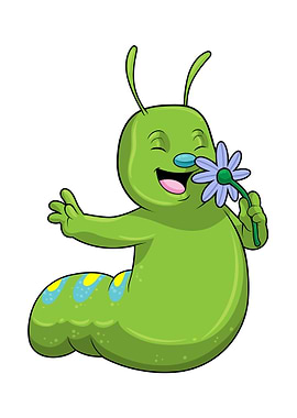 Caterpillar Flower Daisy