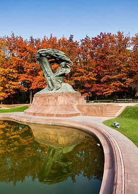 Lazienki Park In Warsaw