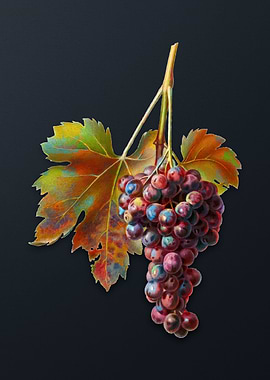 Vintage Raisin Grape