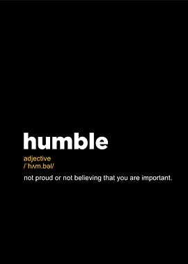 humble definition textart