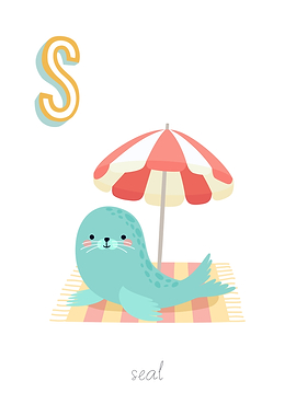 Animal Alphabet S Seal