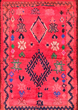 Pink Moroccan Rug