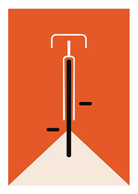 Retro bauhaus bicycle