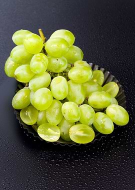 Green Grapes Fruits Food