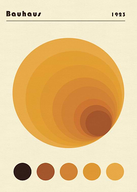 Poster Bauhaus 1923 Tunn