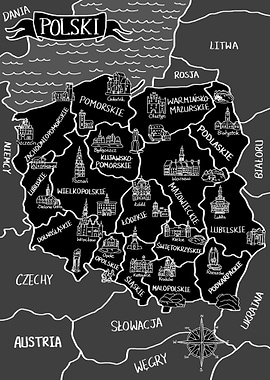Polska ciemna mapa