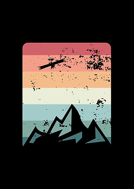 Hiking mountain Sunset