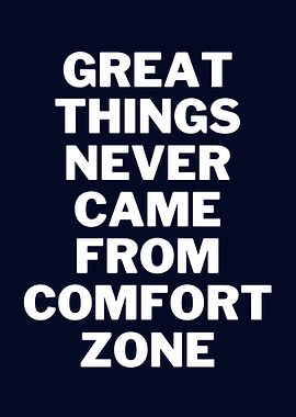 COMFORT ZONE QUOTE