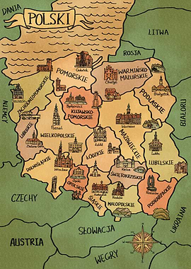 Polska Vintage kolorowa