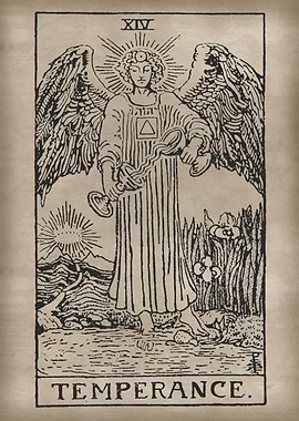 Temperance Tarot Card