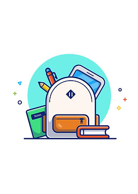 Backpack Cartoon