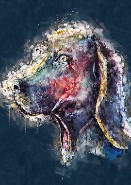 SCENT HOUND DOG PORTRAIT