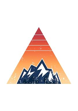 Hiking mountain Sunset