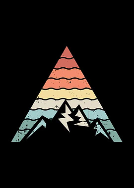 Hiking mountain Sunset