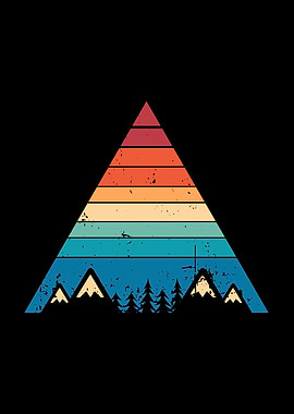 Hiking mountain Sunset