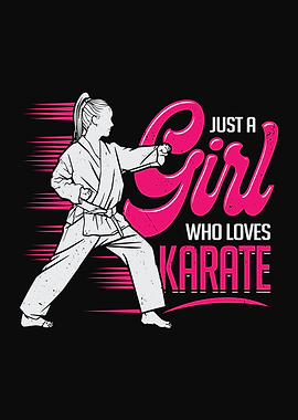 Karate Girl Sport Design