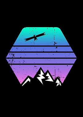 Hiking mountain Sunset