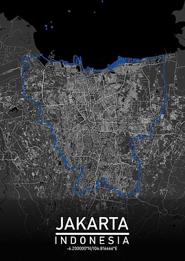 Jakarta Map