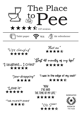 WC fun bathroom review