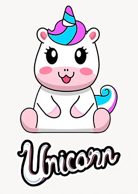 Cute Baby Unicorn