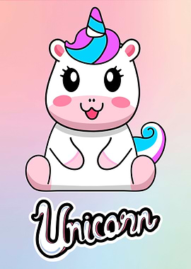 Cute Baby Unicorn