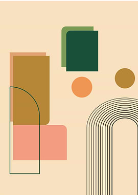 Boho Geometric Minimalist