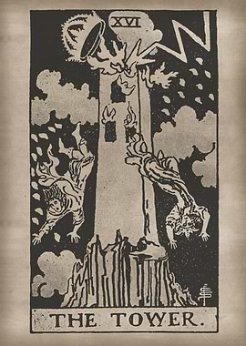 The Tower Tarot Card