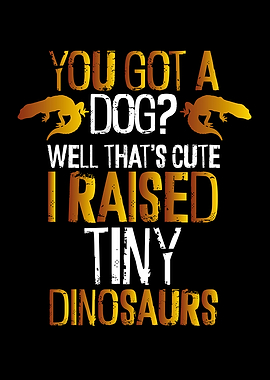 Not a dog but a tiny dinos