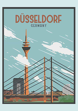 City of Dsseldorf Retro