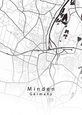 Minden City Map